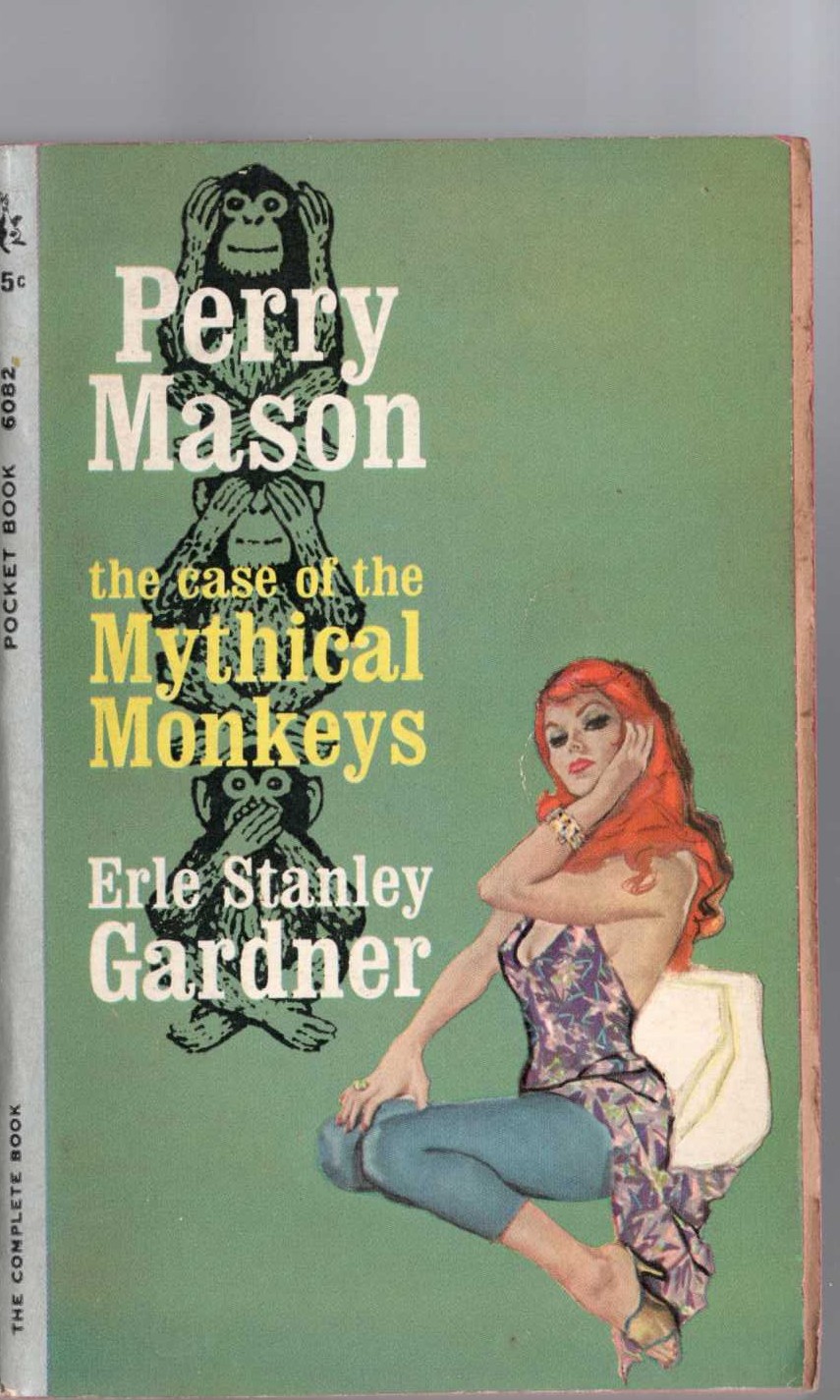 Erle Stanley Gardner  THE CASE OF THE MYTHICAL MONKEYS front book cover image