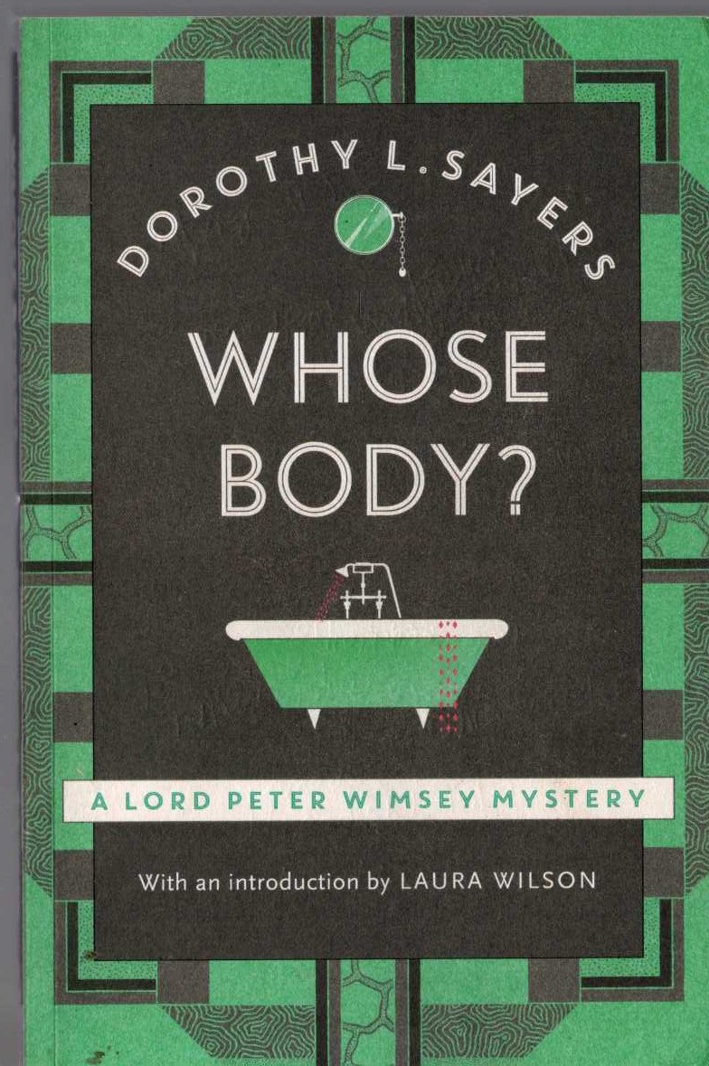 Dorothy L. Sayers  WHOSE BODY? front book cover image
