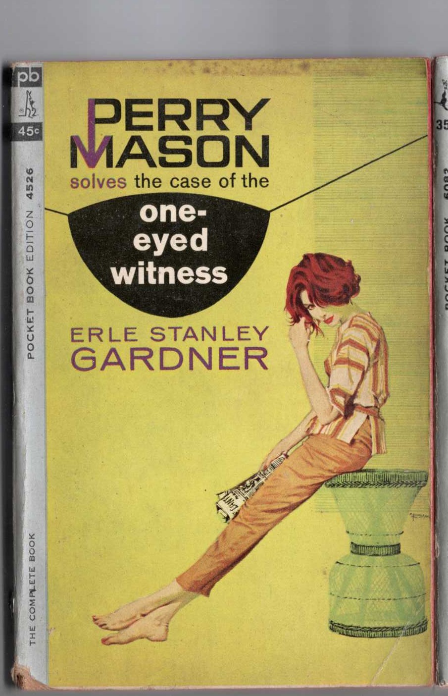 Erle Stanley Gardner  THE CASE OF THE ONE-EYED WITNESS front book cover image