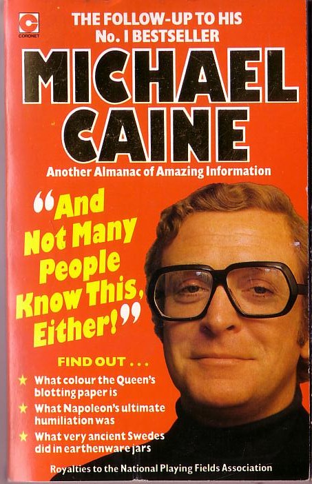 Michael Caine  AND NOT MANY PEOPLE KNOW THIS EITHER! front book cover image