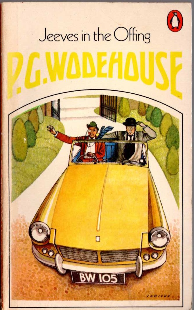 P.G. Wodehouse  JEEVES IN THE OFFING front book cover image