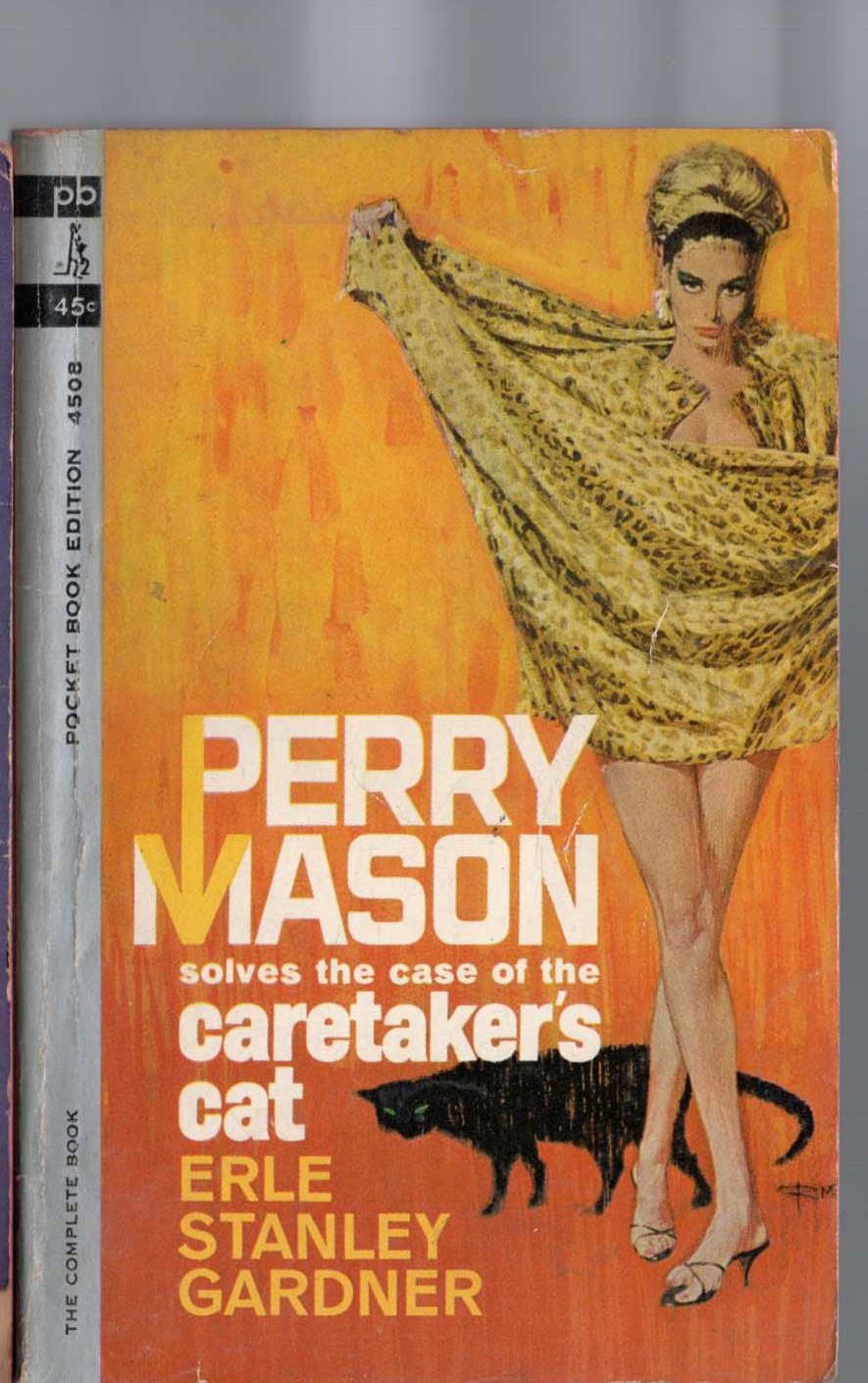 Erle Stanley Gardner  THE CASE OF THE CARETAKER'S CAT front book cover image