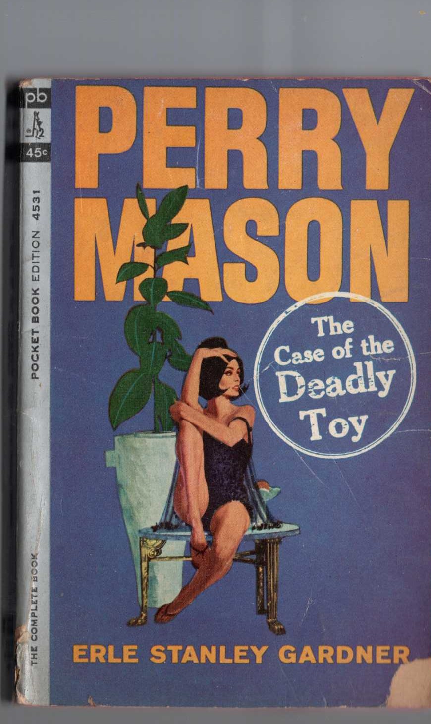 Erle Stanley Gardner  THE CASE OF THE DEADLY TOY front book cover image