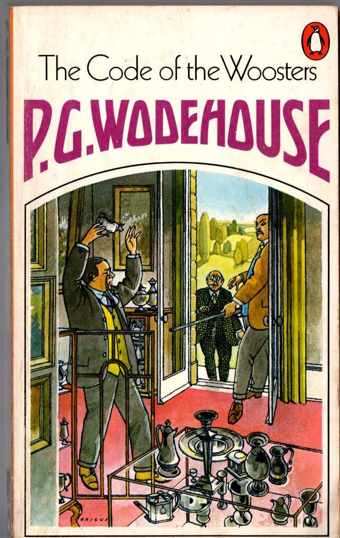 P.G. Wodehouse  THE CODE OF THE WOOSTERS front book cover image