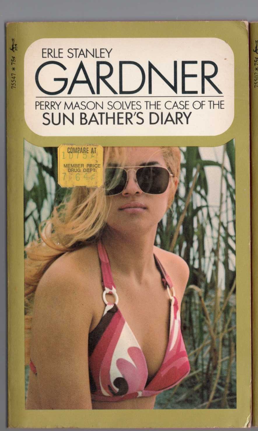 Erle Stanley Gardner  THE CASE OF THE SUNBATHER'S DIARY front book cover image