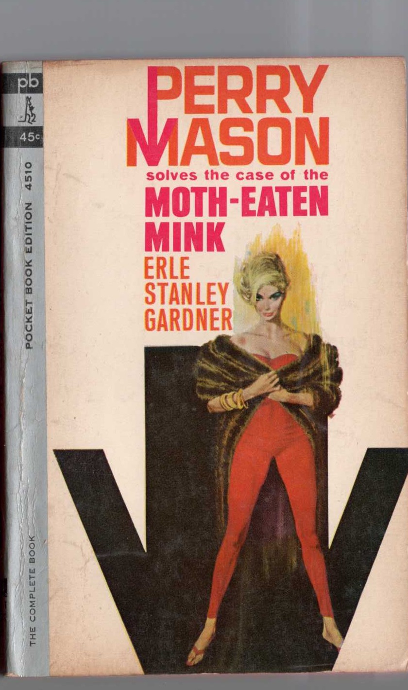 Erle Stanley Gardner  THE CASE OF THE MOTH-EATEN MINK front book cover image