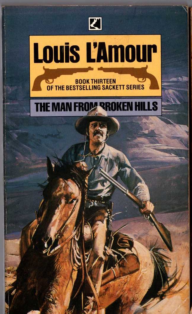 Louis L'Amour  THE MAN FROMBROKEN HILLS front book cover image