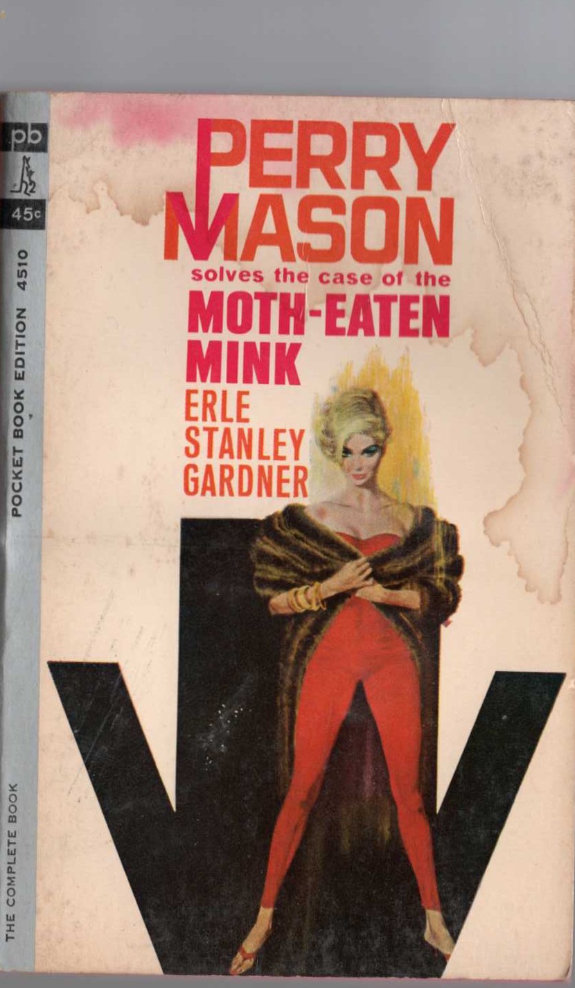 Erle Stanley Gardner  THE CASE OF THE MOTH-EATEN MINK front book cover image