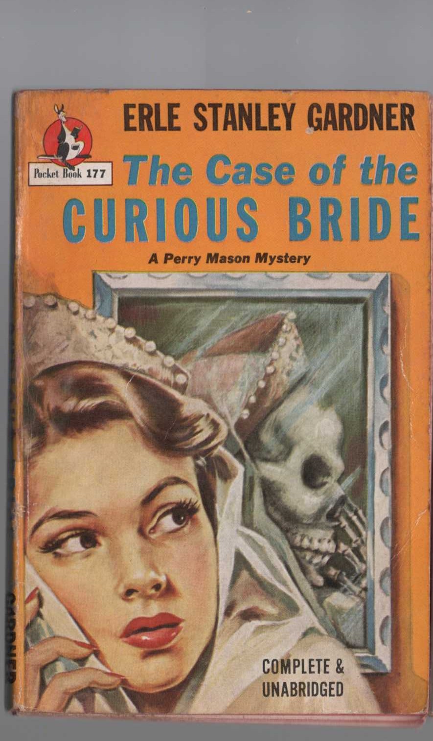 Erle Stanley Gardner  THE CASE OF THE CURIOUS BRIDE front book cover image