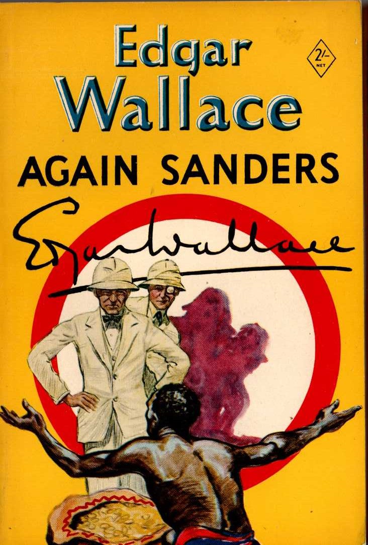 Edgar Wallace  AGAIN SANDERS front book cover image
