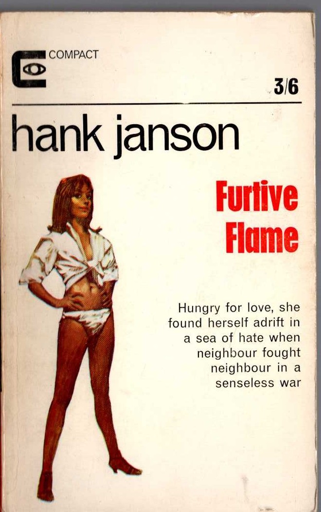 Hank Janson  FURTIVE FLAME front book cover image