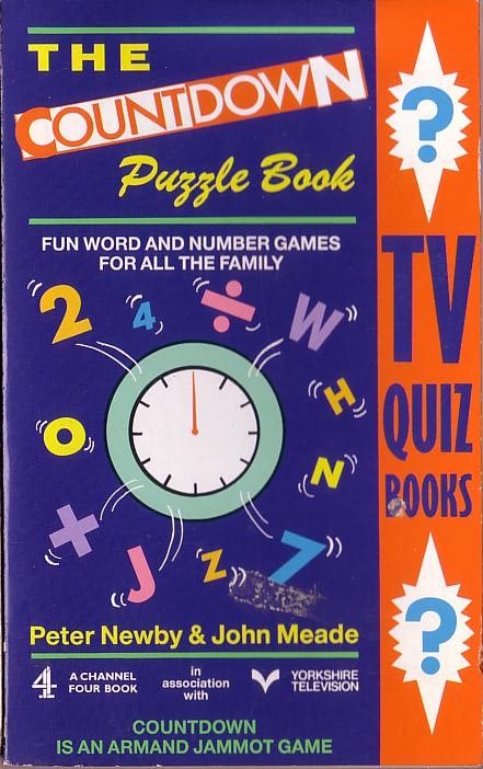 THE COUNTDOWN PUZZLE BOOK front book cover image