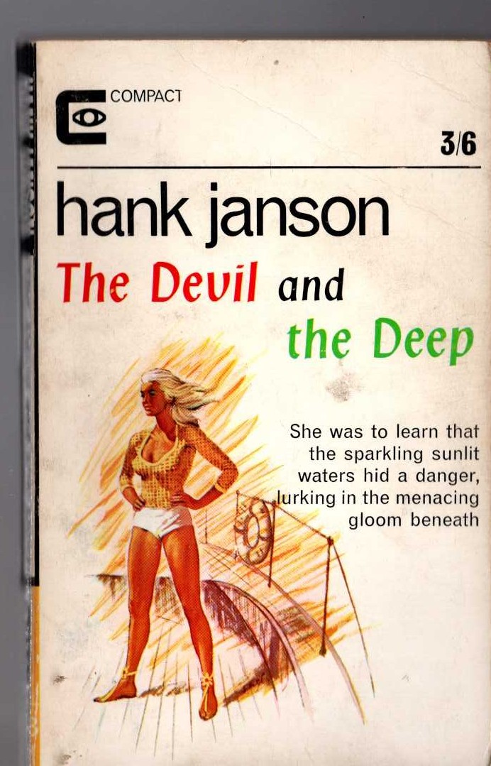 Hank Janson  THE DEVIL AND THE DEEP front book cover image