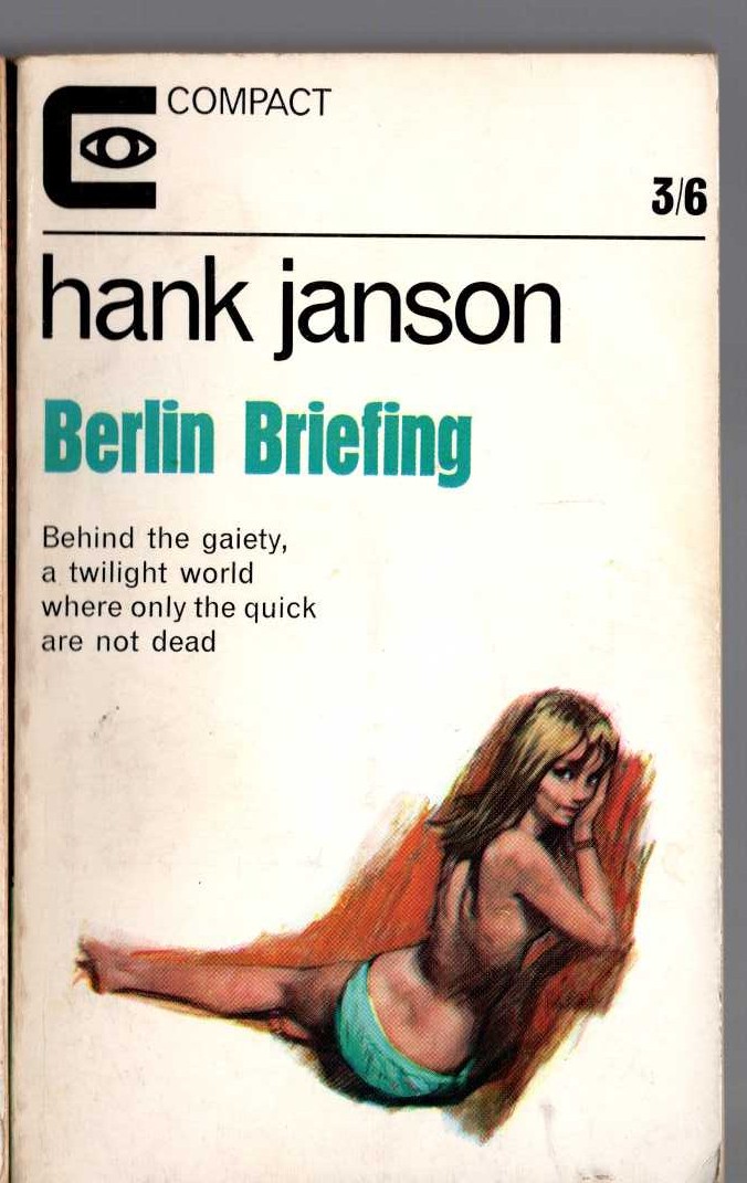 Hank Janson  BERLIN BRIEFING front book cover image