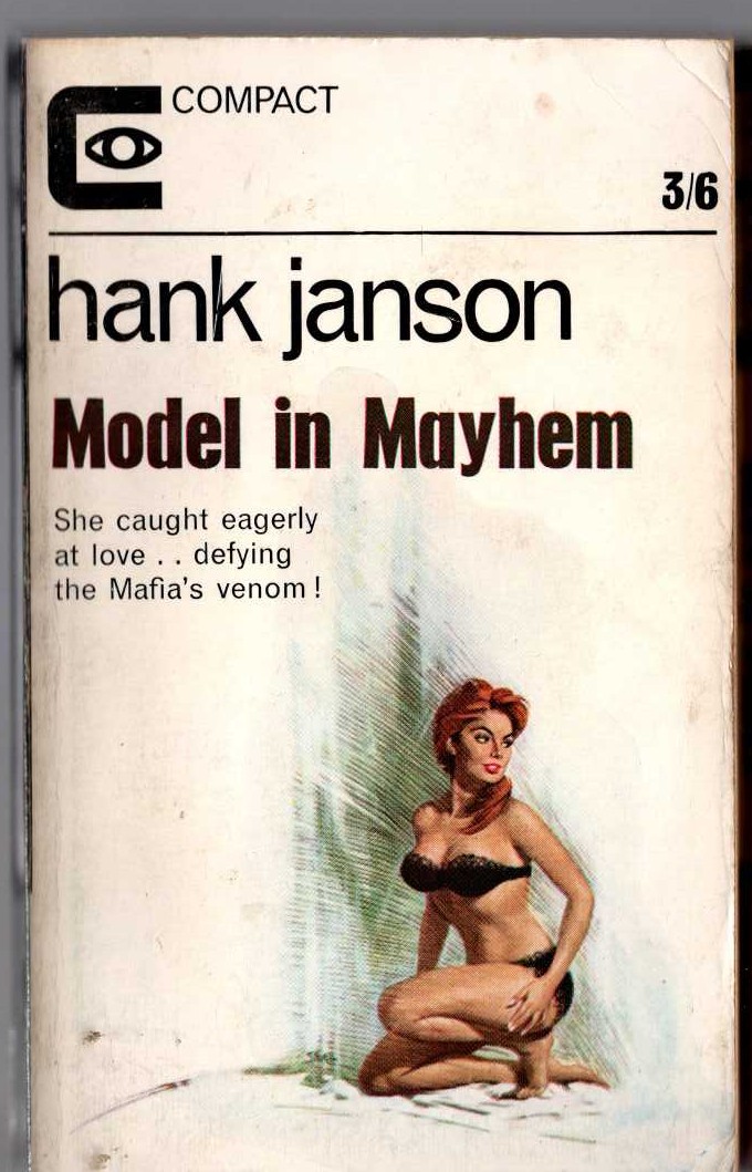 Hank Janson  MODEL IN MAYHEM front book cover image