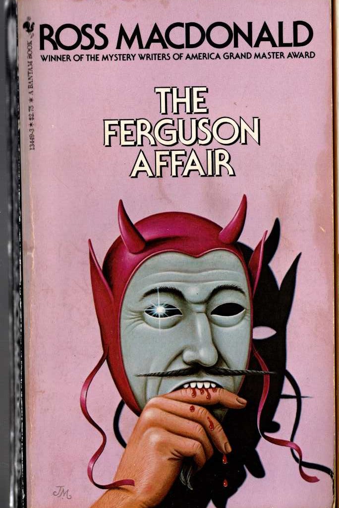Ross Macdonald  THE FERGUSON AFFAIR front book cover image