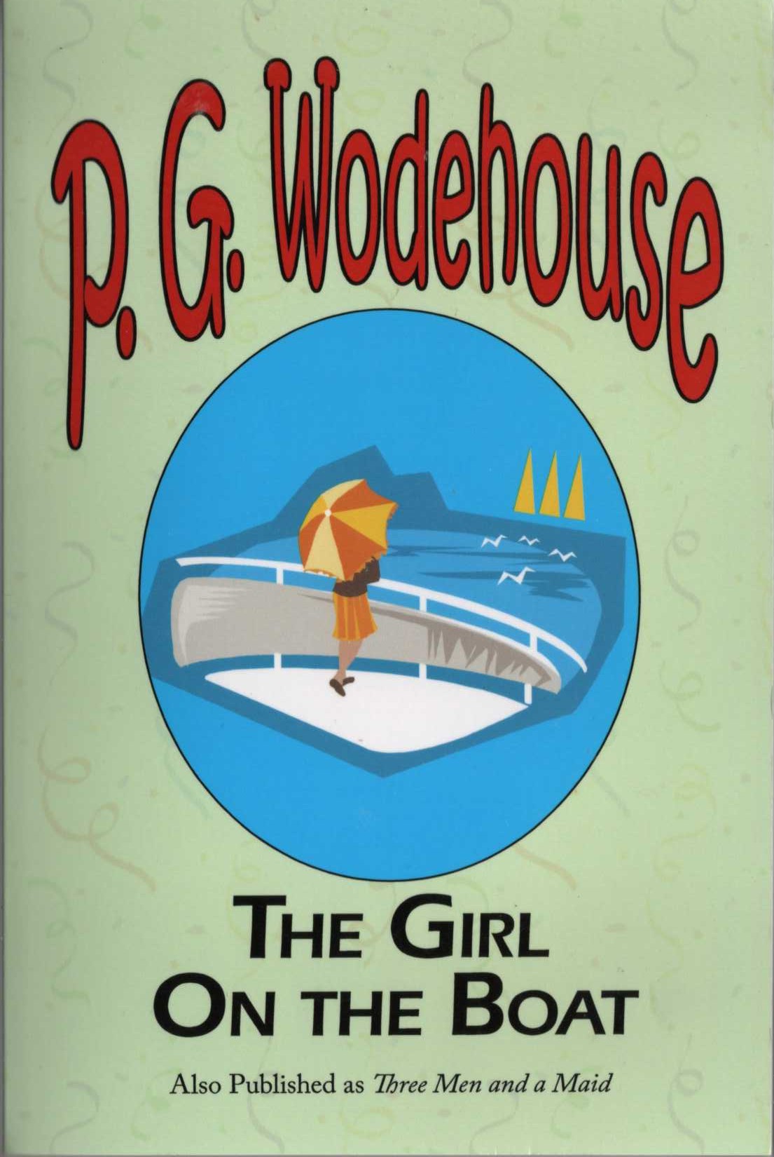 P.G. Wodehouse  THE GIRL ON THE BOAT front book cover image