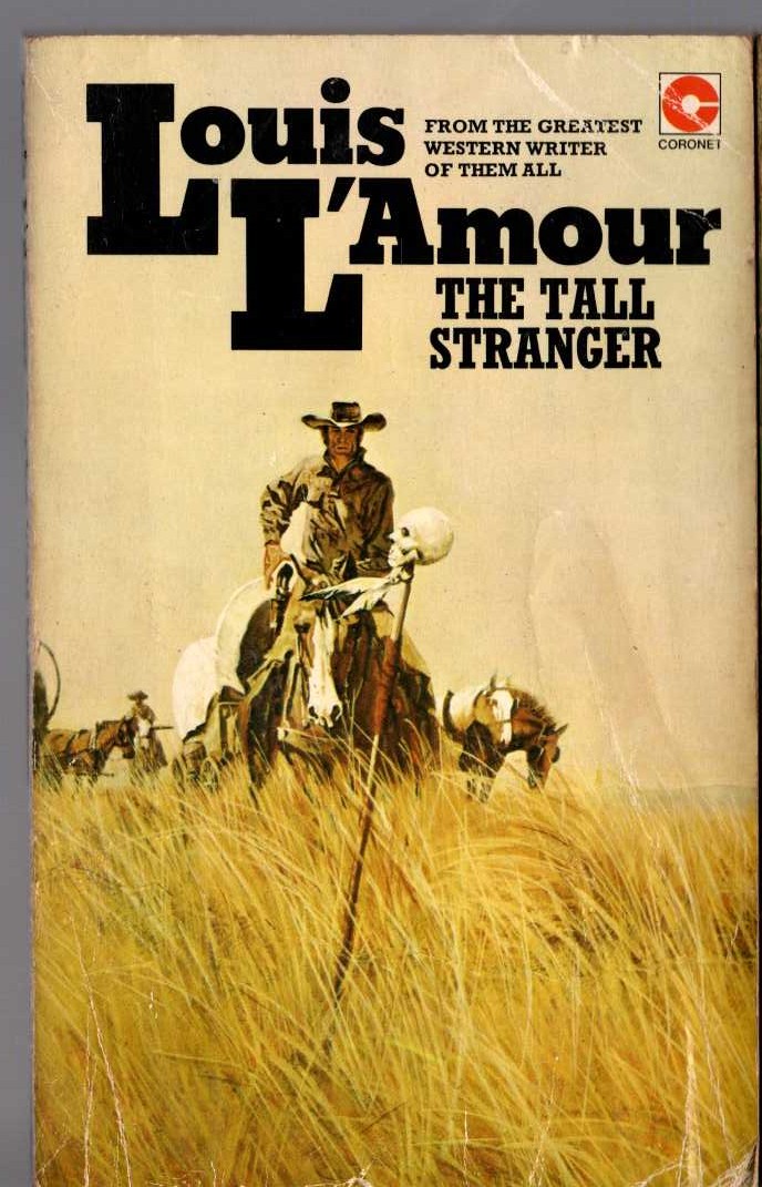 Louis L'Amour  THE TALL STRANGER front book cover image
