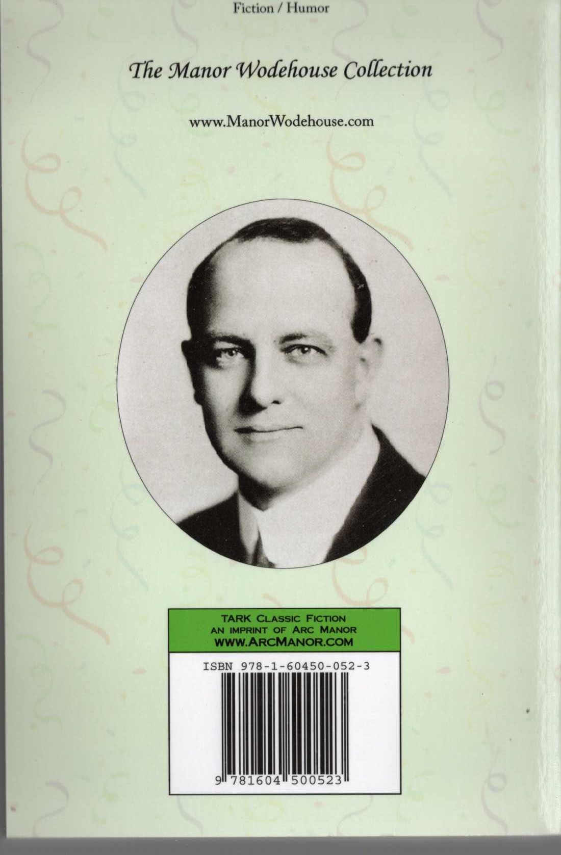 P.G. Wodehouse  THE COMING OF BILL magnified rear book cover image