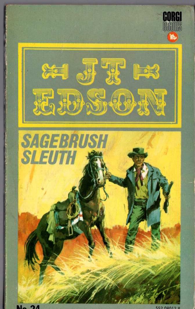 J.T. Edson  SAGEBRUSH SLEUTH front book cover image