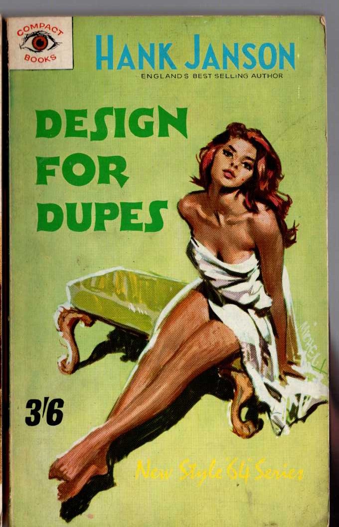 Hank Janson  DESIGN FOR DUPES front book cover image