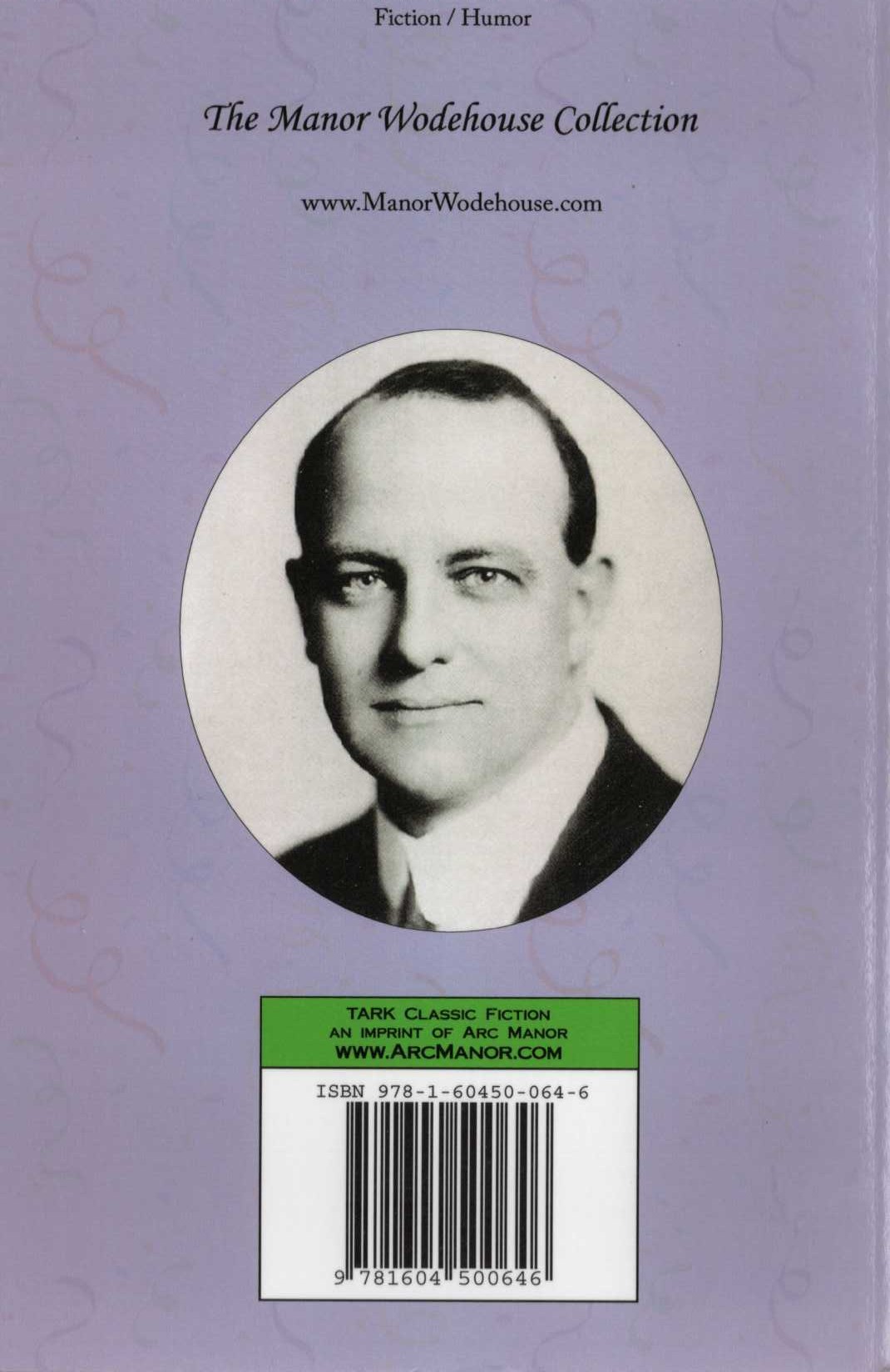 P.G. Wodehouse  THE POTHUNTERS magnified rear book cover image