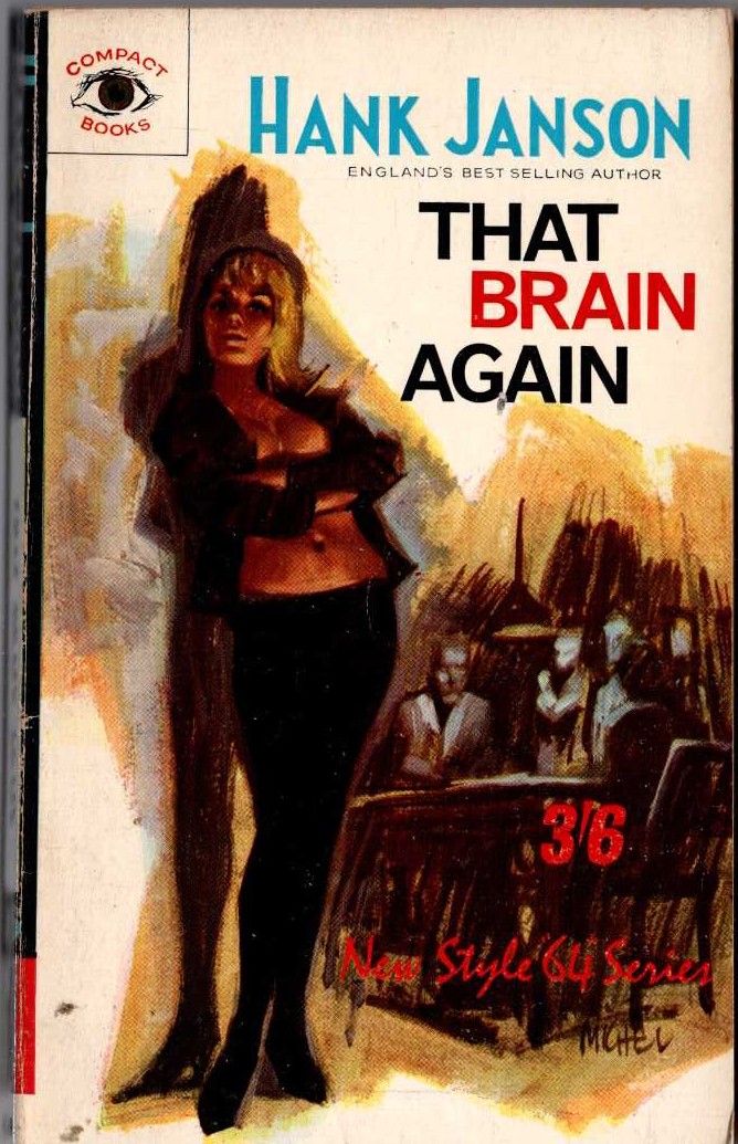 Hank Janson  THAT BRAIN AGAIN front book cover image