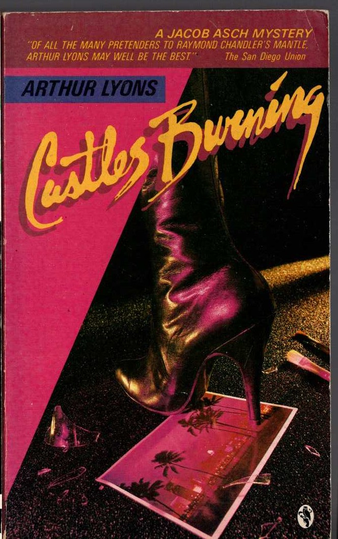 Arthur Lyons  CASTLES BURNING front book cover image