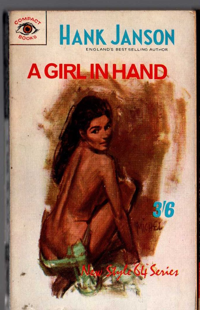 Hank Janson  A GIRL IN HAND front book cover image