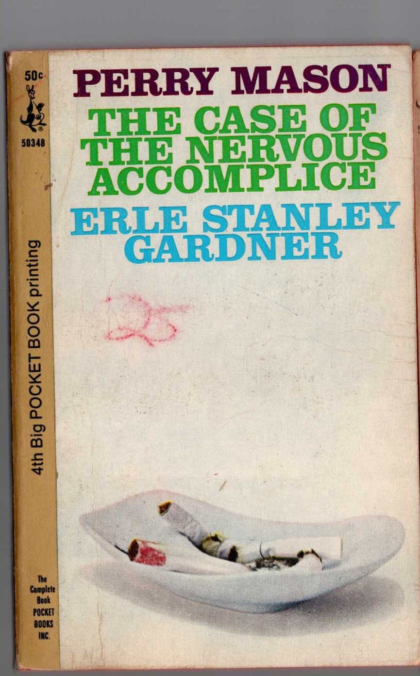 Erle Stanley Gardner  THE CASE OF THE NERVOUS ACCOMPLICE front book cover image