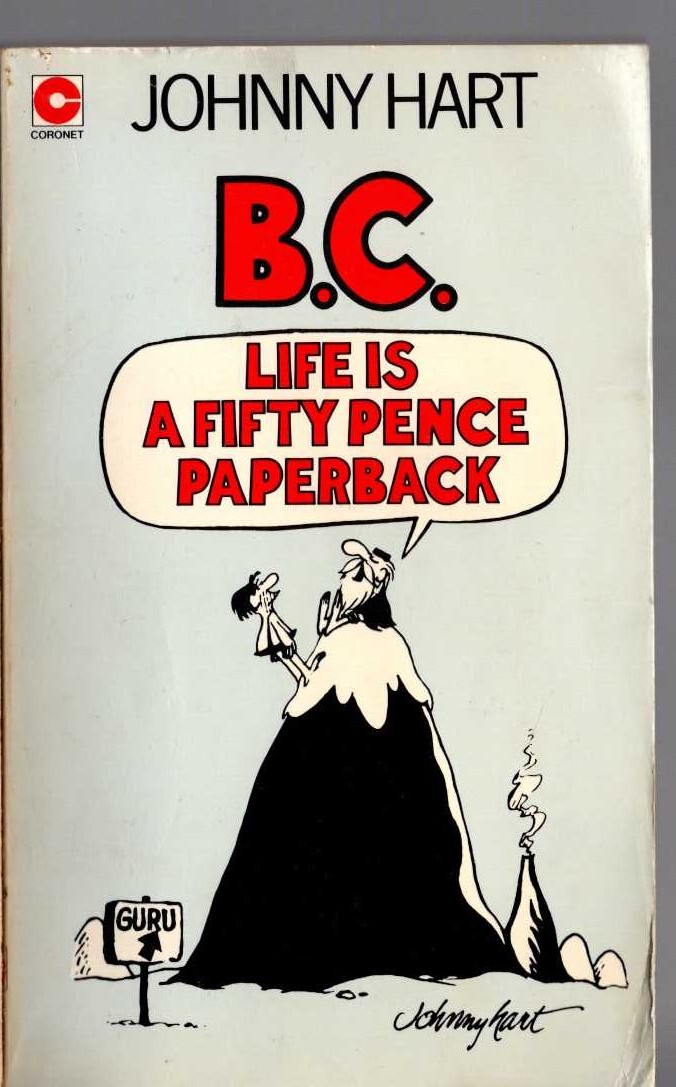 Johnny Hart  B.C. LIFE IS A FIFTY PENCE PAPERBACK front book cover image
