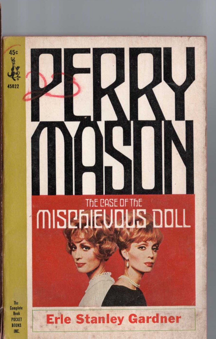 Erle Stanley Gardner  THE CASE OF THE MISCHIEVOUS DOLL front book cover image