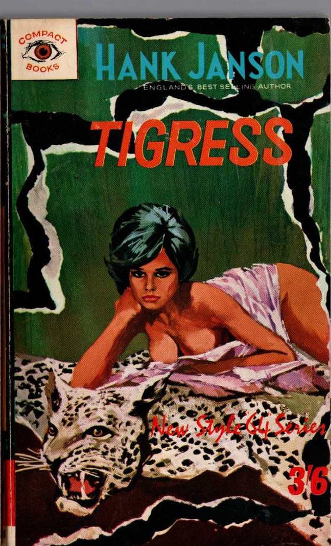 Hank Janson  TIGRESS front book cover image