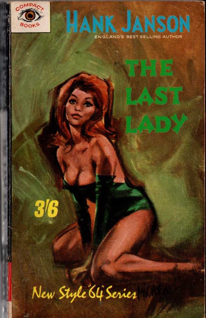 Hank Janson  THE LAST LADY front book cover image