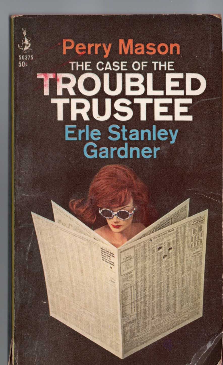 Erle Stanley Gardner  THE CASE OF THE TROUBLED TRUSTEE front book cover image