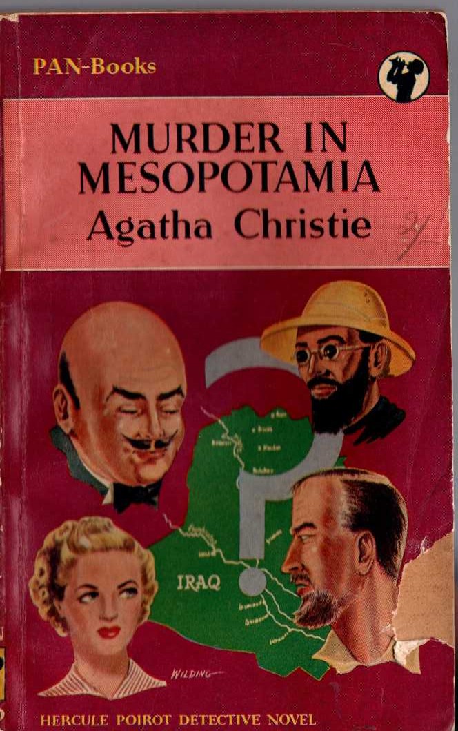 Agatha Christie  MURDER IN MESOPOTAMIA front book cover image