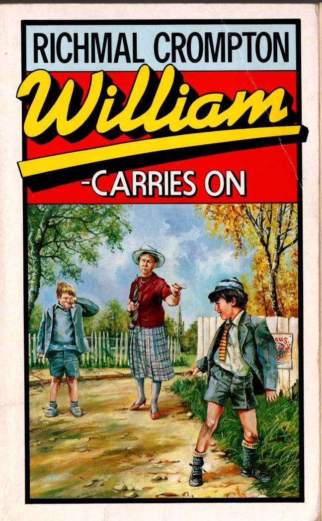 Richmal Crompton  WILLIAM CARRIES ON front book cover image