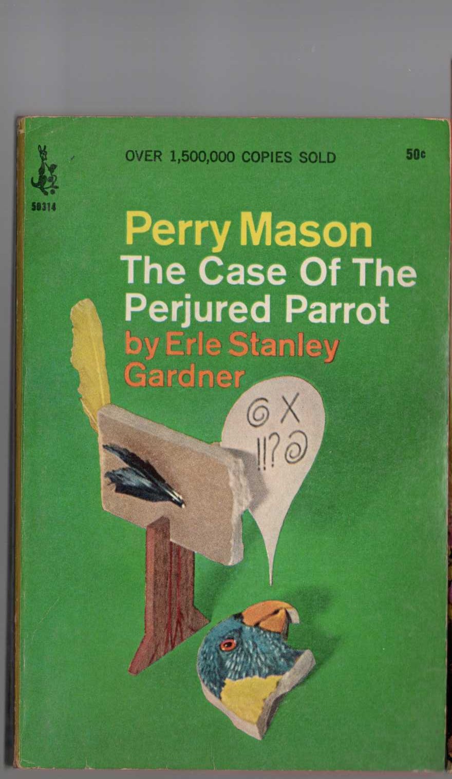 Erle Stanley Gardner  THE CASE OF THE PERJURED PARROT front book cover image