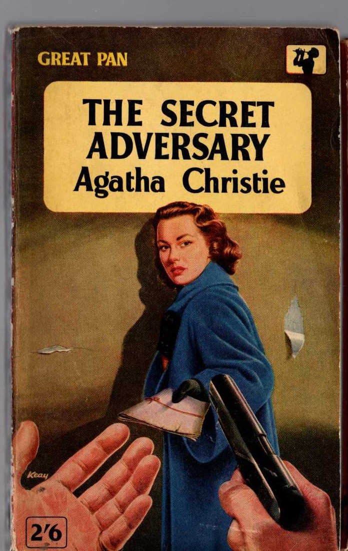 Agatha Christie  THE SECRET ADVERSARY front book cover image
