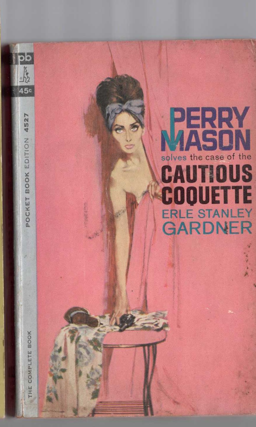 Erle Stanley Gardner  THE CASE OF THE CAUTIOUS COQUETTE front book cover image