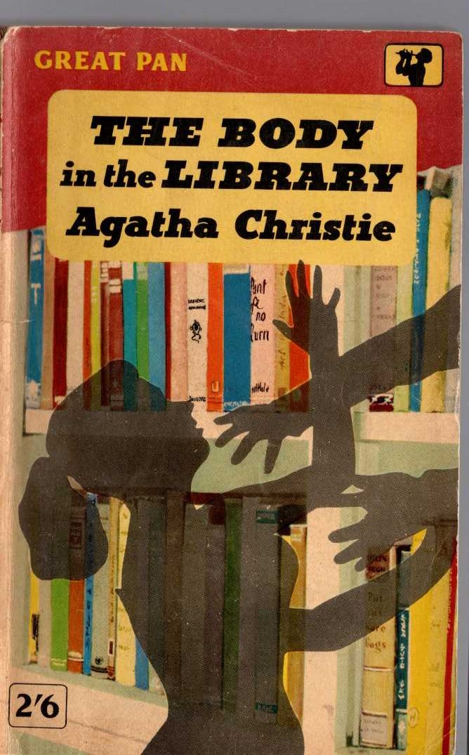 Agatha Christie  THE BODY IN THE LIBRARY front book cover image
