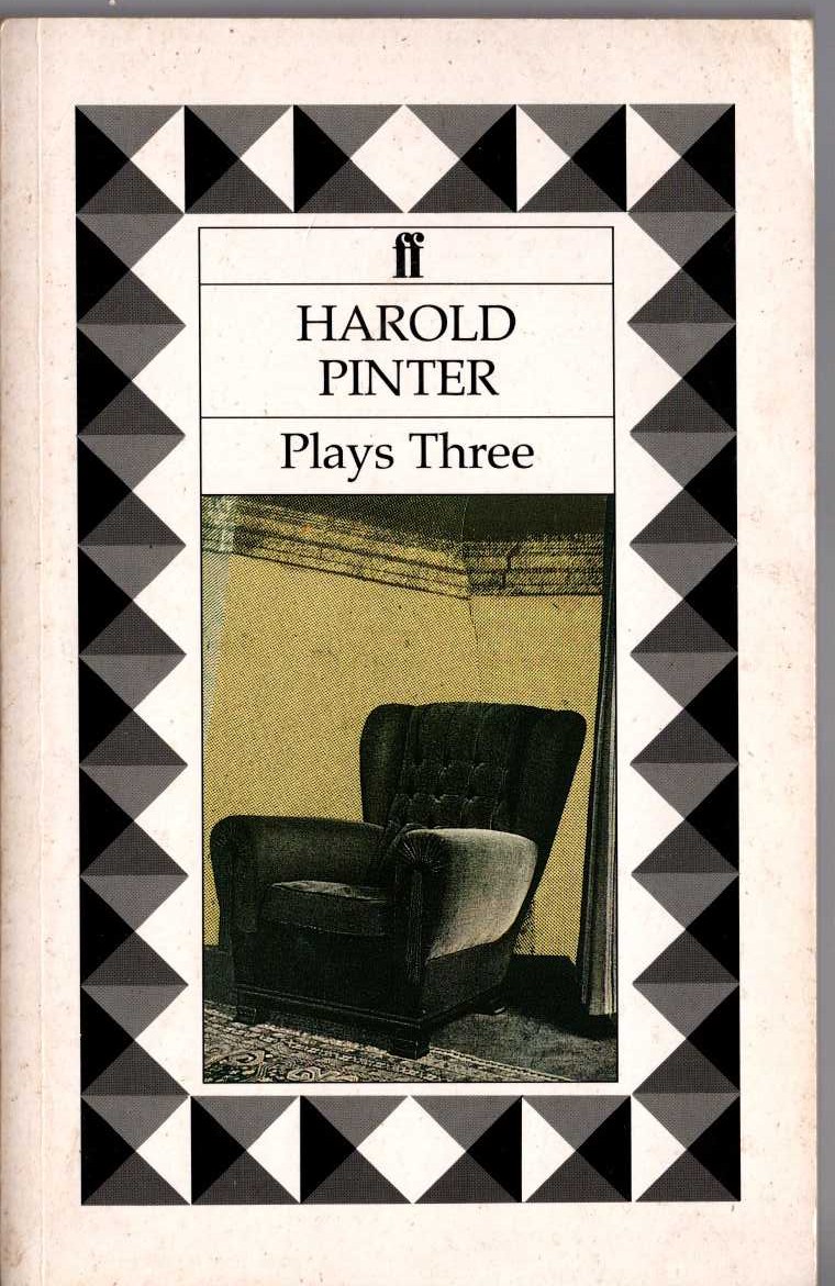 Harold Pinter  PLAYS THREE front book cover image