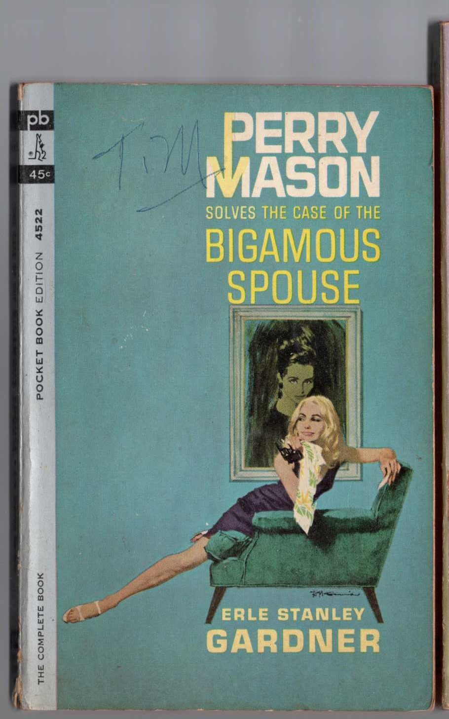 Erle Stanley Gardner  THE CASE OF THE BIGAMOUS SPOUSE front book cover image