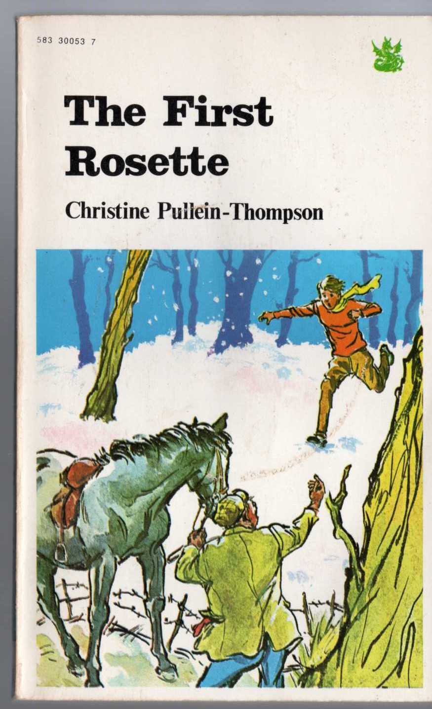 Christine Pullein-Thompson  THE FIRST ROSETTE front book cover image
