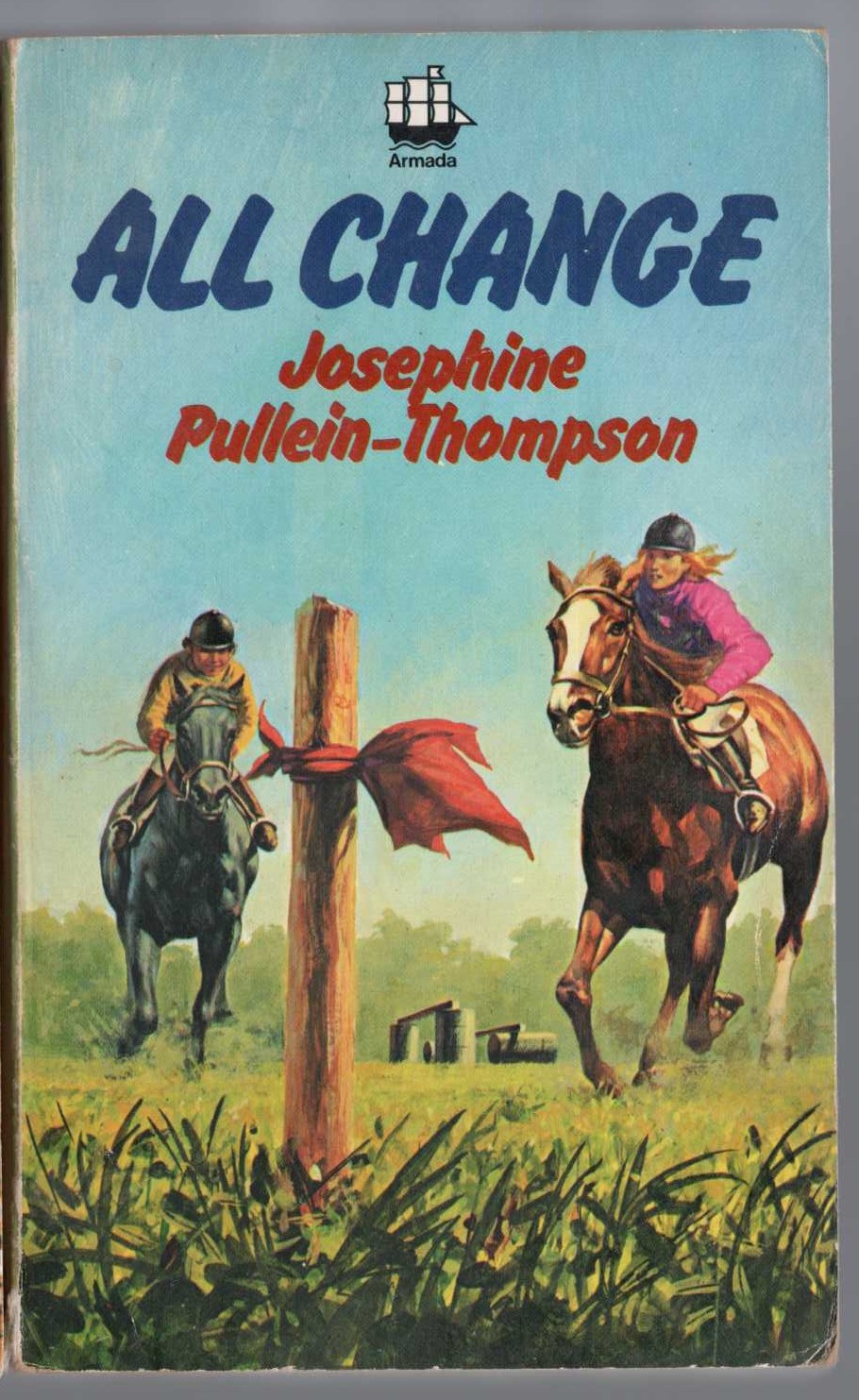 Josephine Pullein-Thompson  ALL CHANGE front book cover image