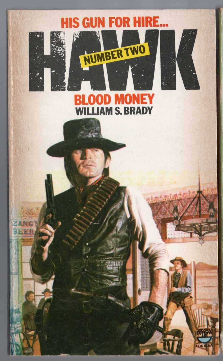 William S. Brady  HAWK 2: BLOOD MONEY front book cover image