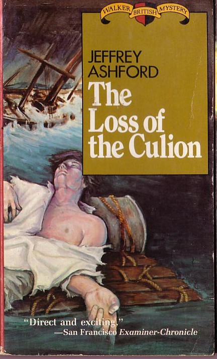 Jeffrey Ashford  THE LOSS OF THE CULION front book cover image