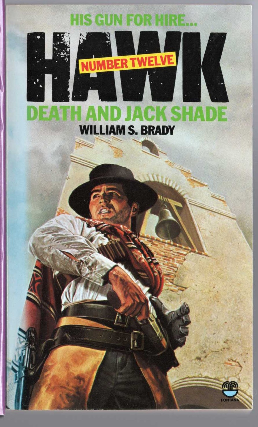 William S. Brady  HAWK 12: DEATH AND JACK SHADE front book cover image