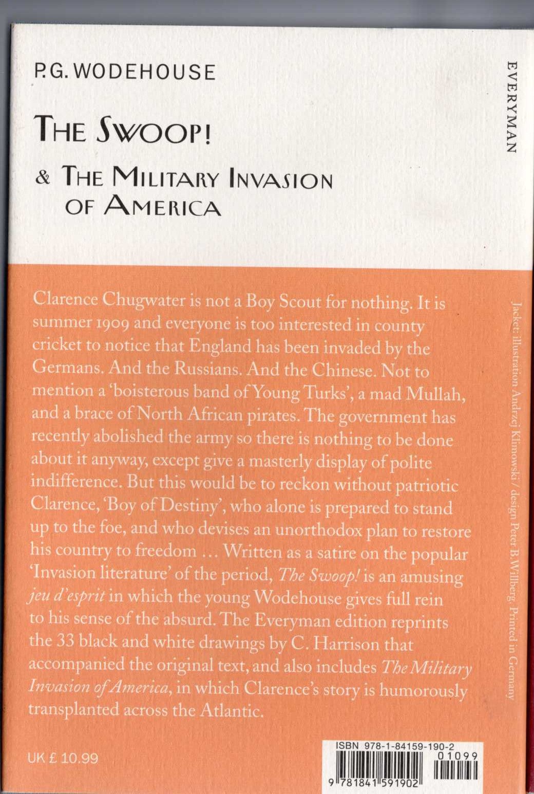 THE SWOOP! & THE MILITARY INVASION OF AMERICA magnified rear book cover image