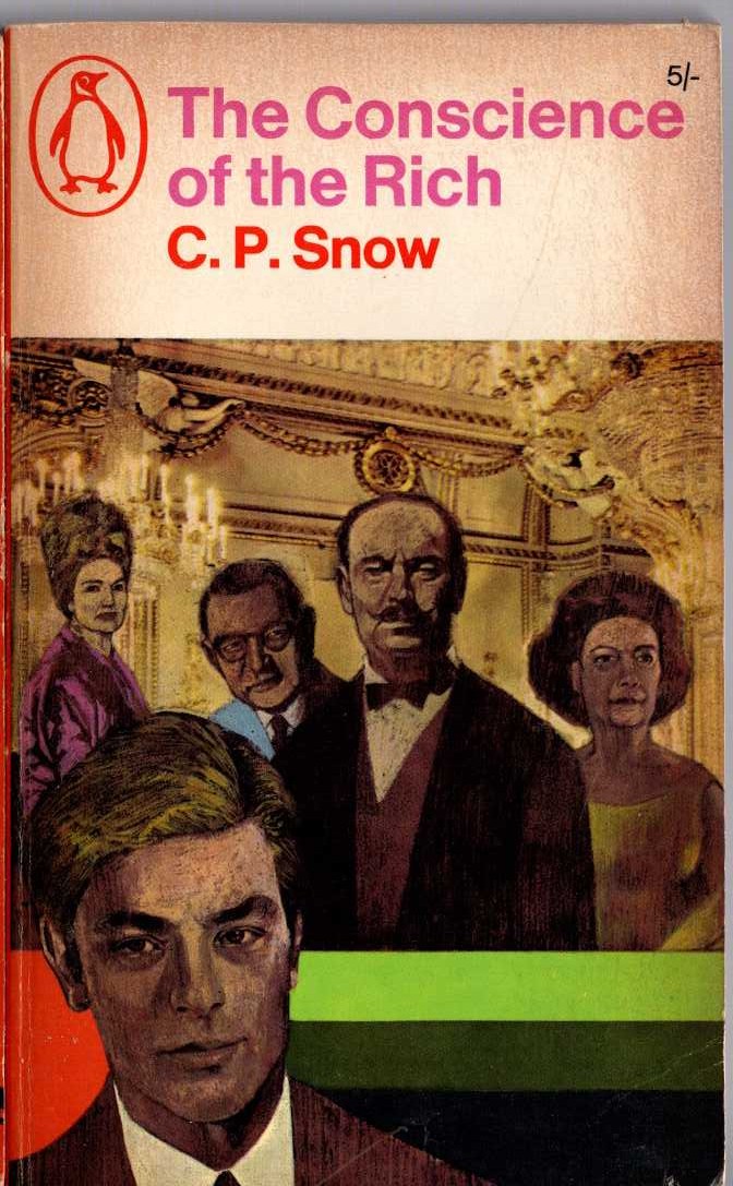C.P. Snow  THE CONSCIENCE OF THE RICH front book cover image